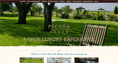 Desktop Screenshot of picosaranchresort.com